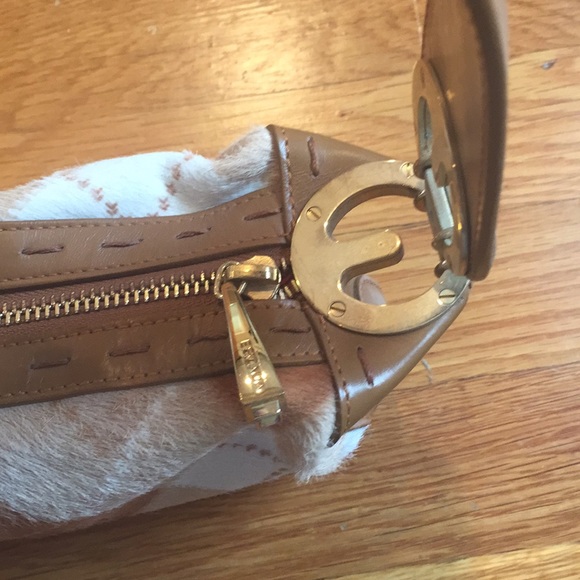 Escada Brown Leather Small Purse - Picture 4 of 5